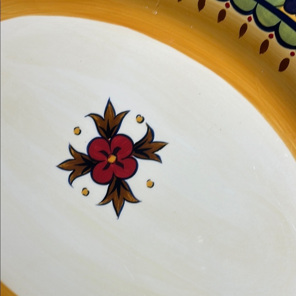 Decorative Floral Oval Platter - Picture 9 of 11